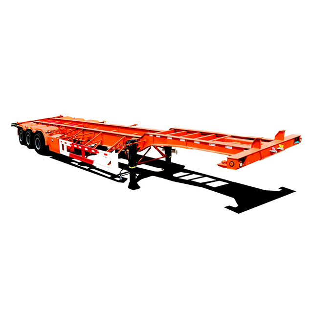 40 Feet Container Chassis Skeleton Semi Truck Trailer 