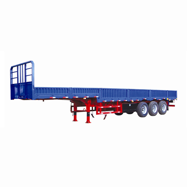 25/30/35t Detachable Drawbar Side Wall Trailer High Side Wall Fence Semi Trailer for Sale