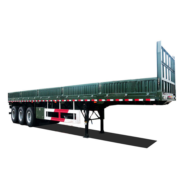 3 Axle 40ft 12m 12.5m 40ton 50ton Livestock Cargo Semi Side Wall Truck Trailer Cargo Semi Trucks Trailer