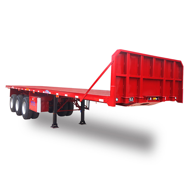 Heavy-Duty Low Flatbed Semi-Trailer, Ordinary Flatbed Semi-Trailer