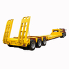 Excavator Lowbed Trailer 3 4 Axle Low Bed Loader 50 60 Ton Gooseneck Lowboy Semi Truck Trailer