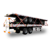 Container Carrying Flat Deck Flatbed Truck Semi Trailer