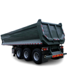 3 Axle U Shape/Type Dump/Tipper/Tipping Semi Trailer for Construction Waste/Sand Transport