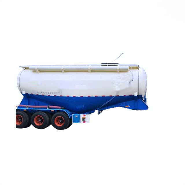 China 3 Axles Bulk Cement Powder Tank Semi Trailer