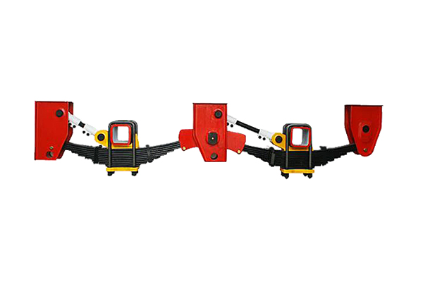 Tandem Underslung Suspension with Ten Leaf Springs